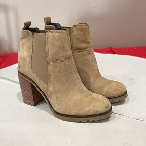 Crevo Light Brown Ankle Booties
